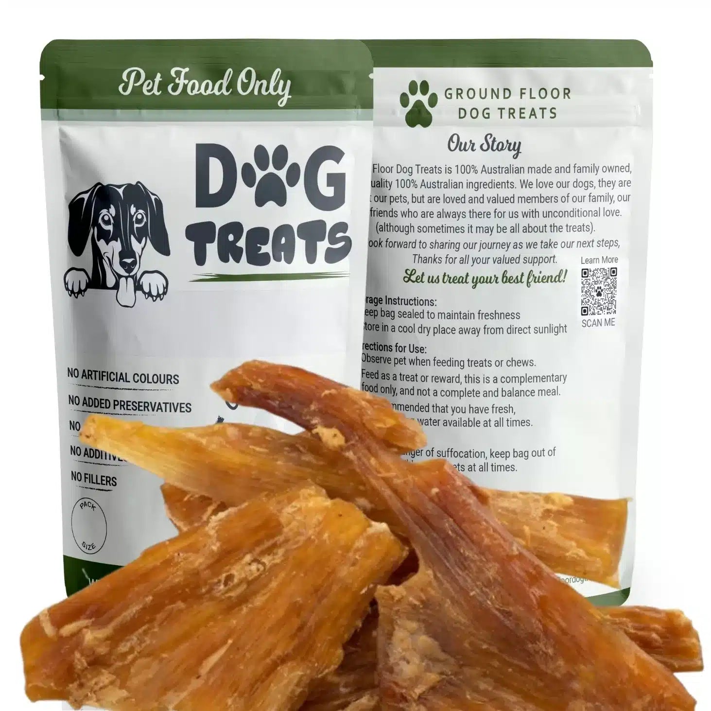 Beef Paddywacks Dog Treats @Ground Floor Dog Treats