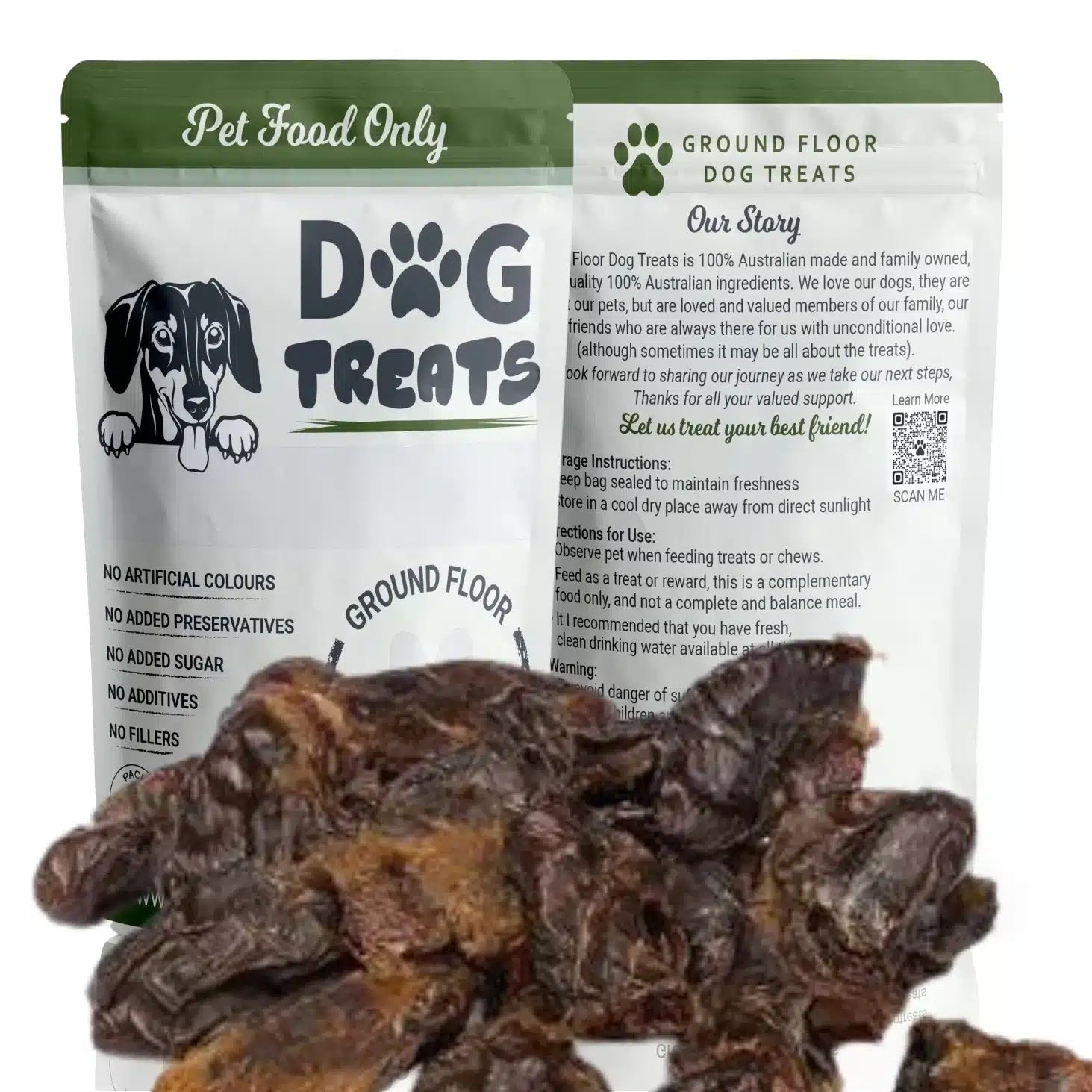 Chicken Heart Dog Treats @Ground Floor Dog Treats