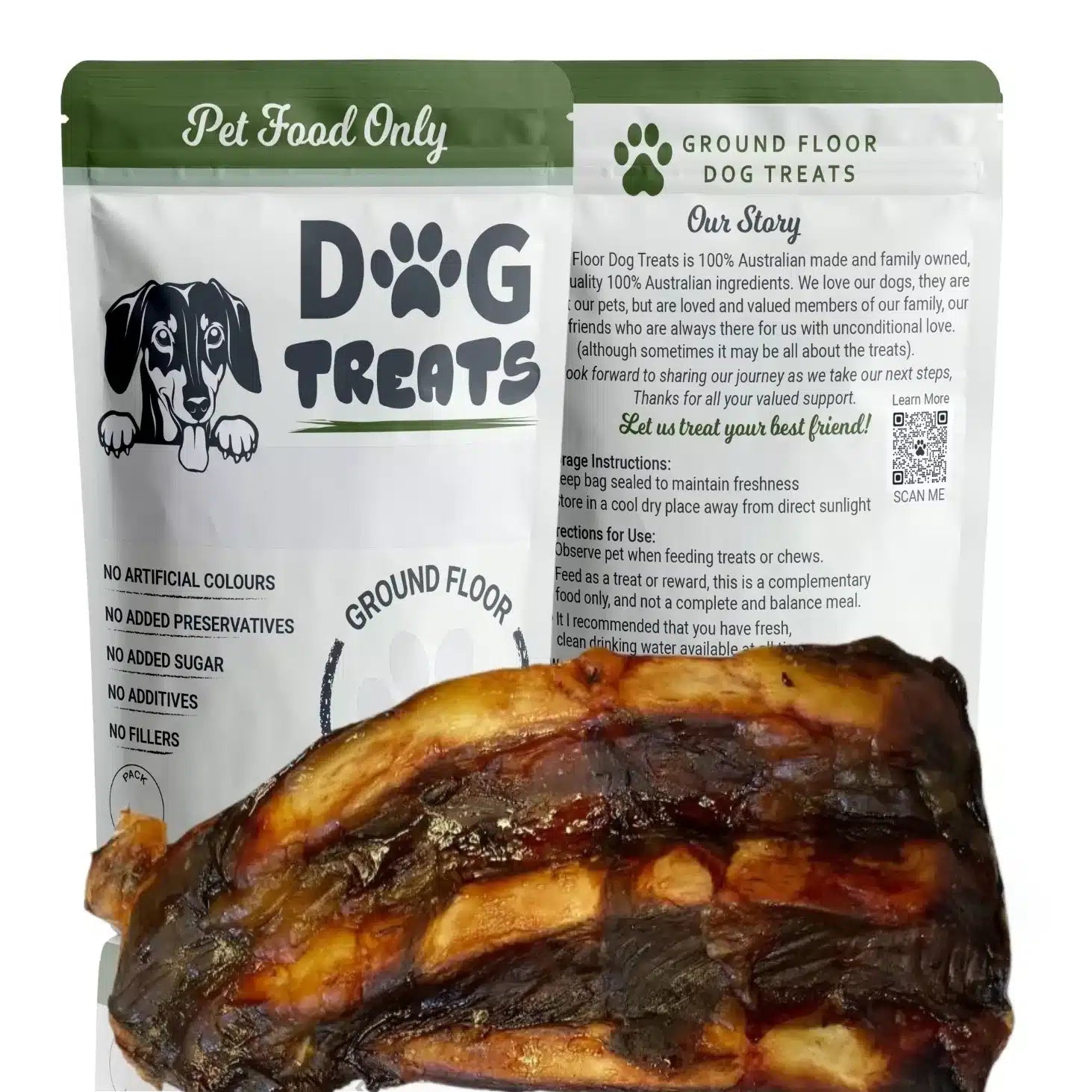 Emu Ribs Dog Treats @Ground Floor Dog Treats