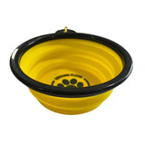 Folding Travel Dog Bowl - Yellow