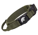 Heavy Duty Dog AirTag Collar-Green
