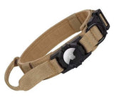 Heavy Duty Dog AirTag Collar-Khaki
