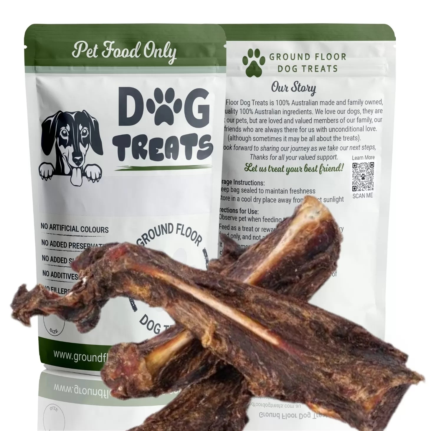 Kangaroo Teeth Cleansers Dog Treats @ Ground Floor Dog Treats
