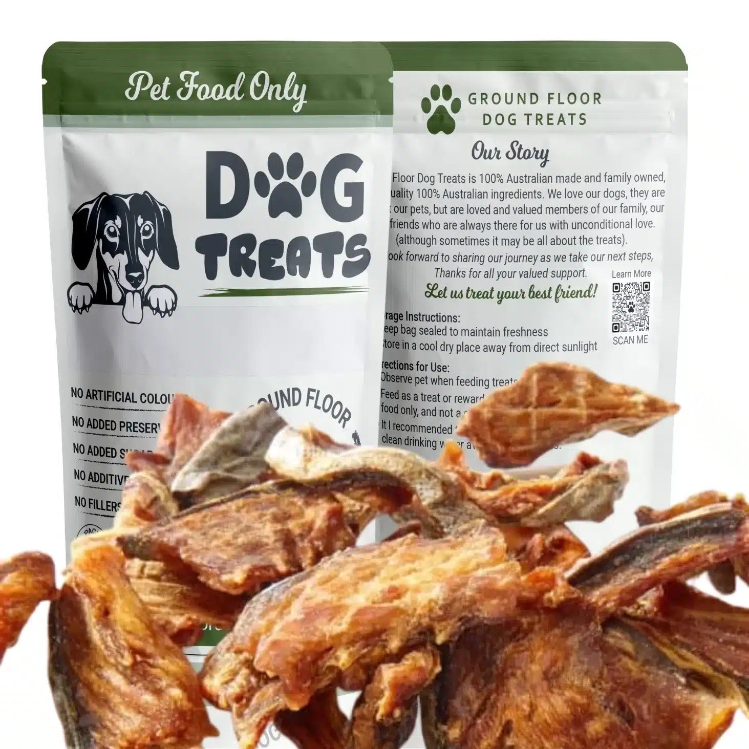 Mackerel Fish Bites Dog Treats @ Ground Floor Dog Treats