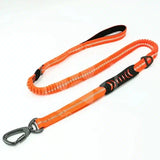 Heavy Duty Multifunction Dog Leash Orange – 2in1 – Long