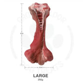 Natural Rubber Dog Chew Bone large @ Ground Floor Dog Treats