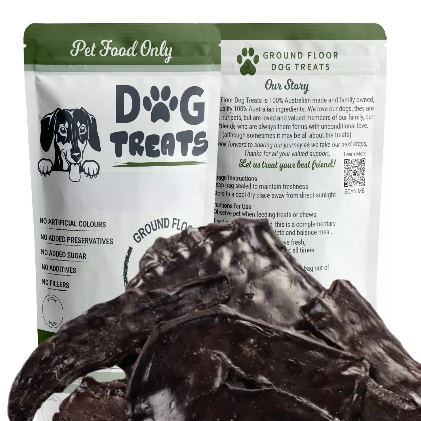 Premium Beef Liver Dog Treats @Ground Floor Dog Treats