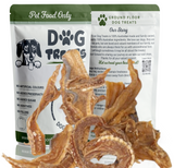 Shark Jerky Crispies with packaging at GroundFloor Dog Treats