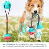 Suction Cup Interactive Dog Tug Chew Toy - Aqua6 @Ground Floor Dog Treats