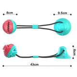 Suction Cup Interactive Dog Tug Chew Toy by Ground Floor Dog Treats