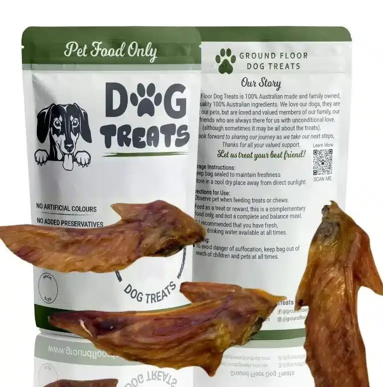 Turkey Wing Tips Dog Treats @ Ground Floor Dog Treats