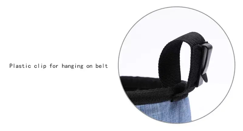 Dog Training Treat Pouch - belt clip