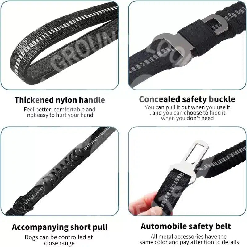 HD Multifunction Dog Leash 2in1 – Features2