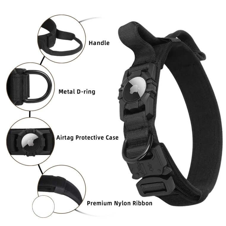 Heavy Duty Dog Air-Tag Collar
