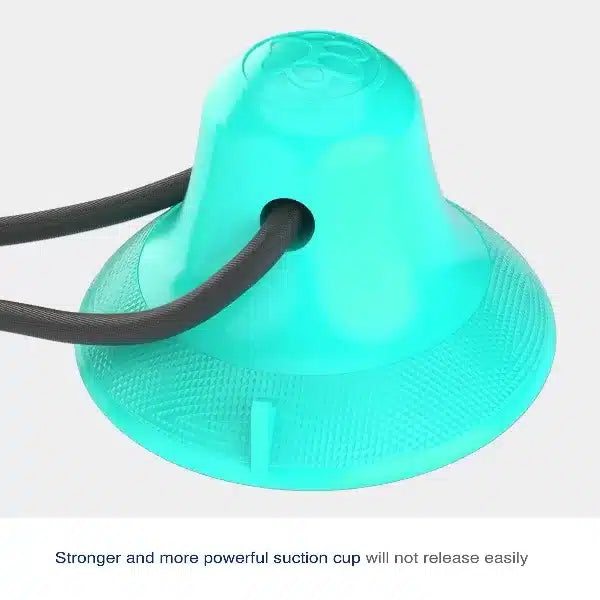 Suction Cup Interactive Dog Tug Chew Toy - Aqua4 @Ground Floor Dog Treats